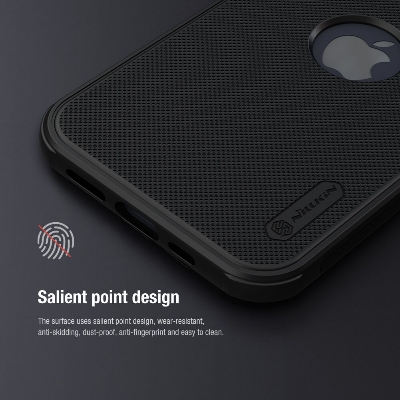 Picture of Nillkin (iPhone 14+) Apple iPhone 14 Plus 6.7" Case Nillkin Super Frosted Shield Slim Hard PC Protection Cover (with LOGO cutout) - Black
