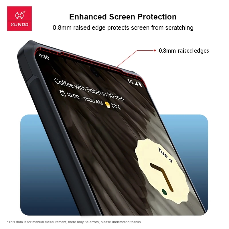 Picture of Xundd ( Pixel 7A ) Protective Back Cover For Google Pixel 7A Cases Shockproof Airbag Bumper Soft Back Transparent Shell Covers - Phone - Camera