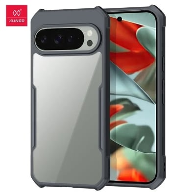 Picture of Xundd ( Google Pixel 9 Pro / Pixel 9 ) Google Pixel 9 Pro / Pixel 9 Case Airbag Shockproof Shell PC+TPU Camera Full Protection Back Transparent Phone Cover - Black