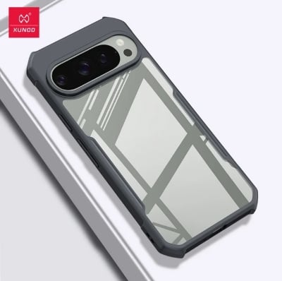 Picture of Xundd ( Google Pixel 9 Pro / Pixel 9 ) Google Pixel 9 Pro / Pixel 9 Case Airbag Shockproof Shell PC+TPU Camera Full Protection Back Transparent Phone Cover - Black