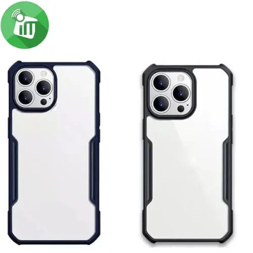 Picture of Brand Cover "Xundd" For ( iPhone 16 ) For iPhone 16 Case Airbag Shockproof Shell Camera Full Protect Back Transparent Cover- Black
