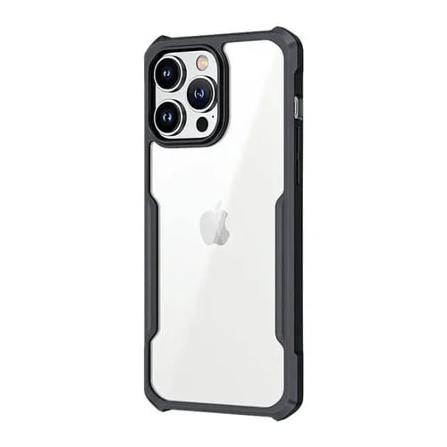Picture of Brand Cover "Xundd" for  ( iPhone 16 Pro Max ) For iPhone 16 Pro Max Case Airbag Shockproof Shell Camera Full Protect Back Transparent Cover- Black