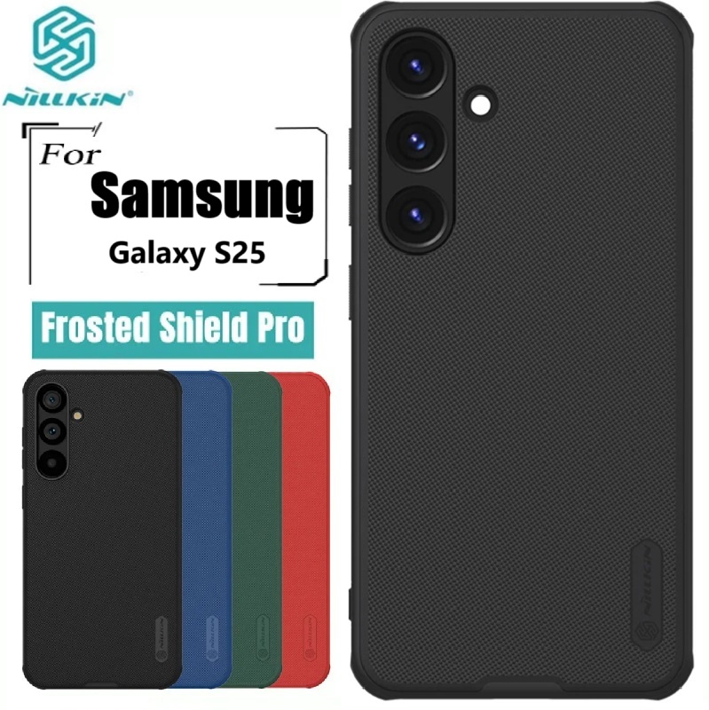 Picture of Nillkin ( Galaxy S25+ ) Super Frosted Shield Pro Matte cover case for Samsung Galaxy S25 Plus Smart Phone Case Cover - Black