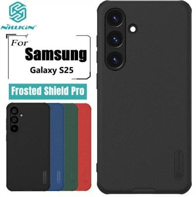 Picture of Nillkin ( Galaxy S25+ ) Super Frosted Shield Pro Matte cover case for Samsung Galaxy S25 Plus Smart Phone Case Cover - Black