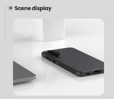Picture of ( Galaxy A56 5G ) Nillkin for Samsung Galaxy A56 5G Case Super Frosted Shield Ultra-Thin Soft Edge Protection Back Cover for Samsung A56 5G Case - Black