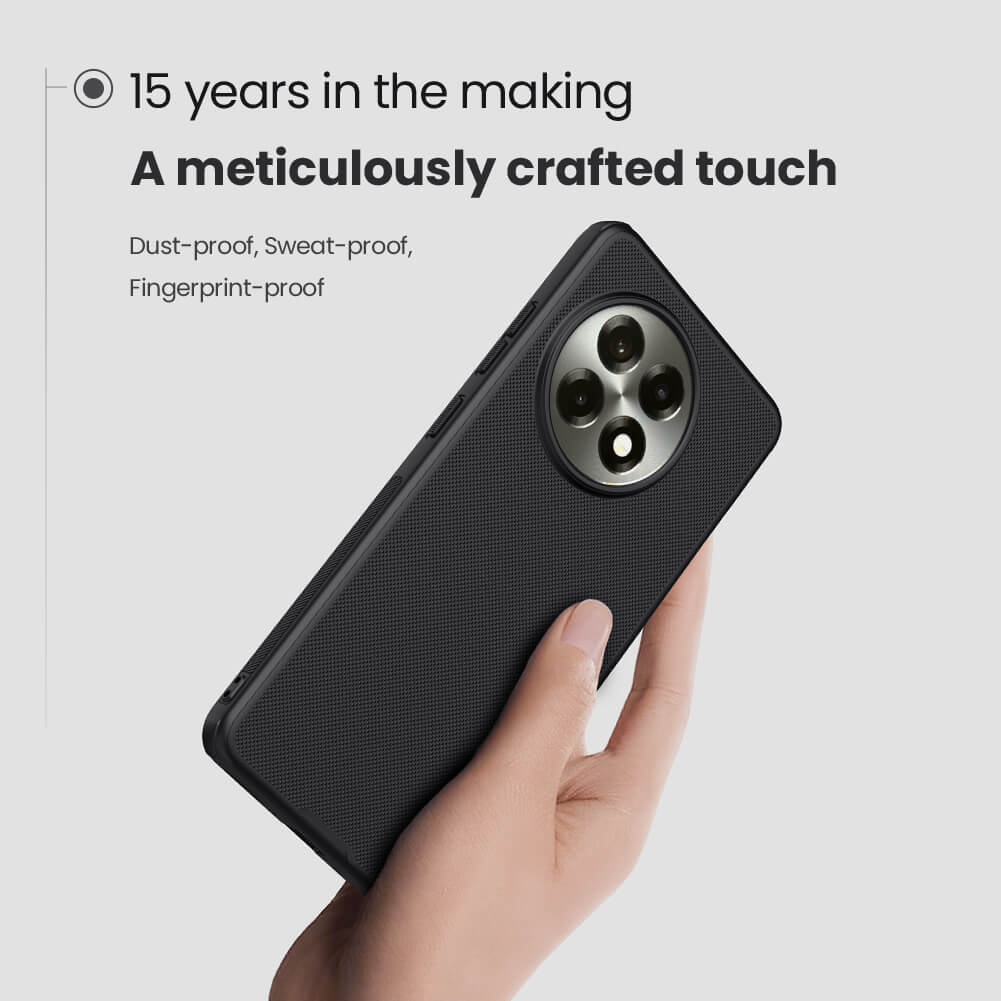 Picture of Nillkin ( 1+13R ) Super Frosted Shield Pro Matte cover case for OnePlus Ace 5, OnePlus Ace 5 Pro, OnePlus 13R - Black