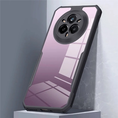 Picture of Xundd Case For ( Realme 14 Pro Plus ) Case Shockproof Transparent Bumper Case / Back Phone Cover Case for Realme 14 Pro Plus   - Black