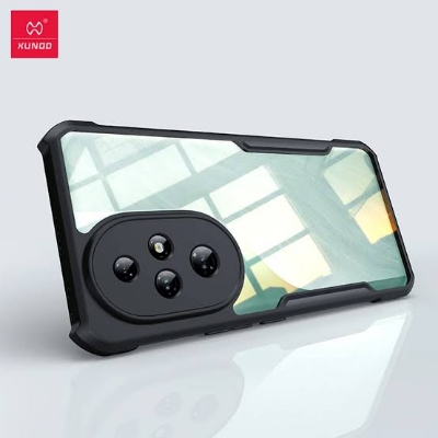 Picture of Xundd ( Honor 200 Pro ) Beatle Clear Hybrid Shock Proof Armor Case for Honor 200 Pro Smartphone Xundd Back Case - Black