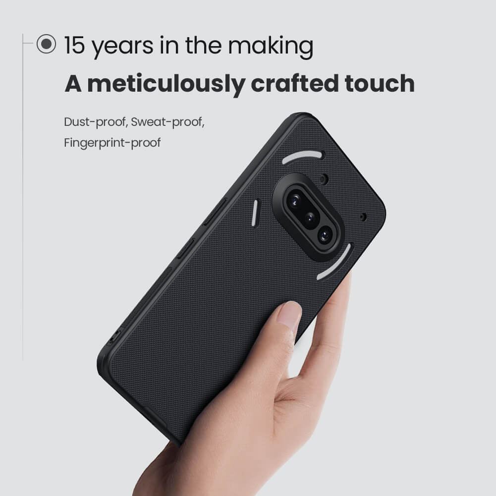 Picture of Nillkin ( Nothing Phone 3A ) Super Frosted Shield Pro Matte cover case for Nothing Phone 3A Smart Phone Case - Black