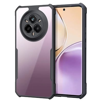 Picture of Xundd ( Realme 14 Pro ) Beatle Clear Hybrid Shock Proof Armor Case for Realme 14 Pro Smartphone Xundd Back Case - Black