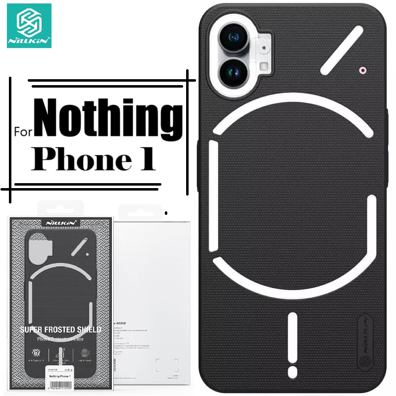 Picture of Nillkin ( Nothing Phone 1 ) Super Frosted Shield Matte cover case for Nothing Phone One (Phone 1) Smartphone Back Cover Case - Black