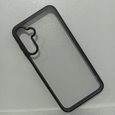 Picture of Samsung Galaxy A15 4G 5G Silicone Soft Gel Rubber Slim Liquid Cover Shockproof Protective Anti-Scratch Phone Case Transferant Back Case cover for Samsung Galaxy A15 5G Smartphone back cover anti yellow