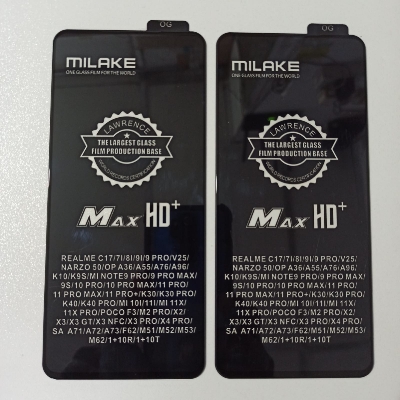Picture of 2 PCS PACKED For Redmi K30, Redmi K30 Pro, Redmi K40, Redmi K40 Pro Premium Quality Max HD+ Full Covered Tempered Glass Screen Protector - Front Glass