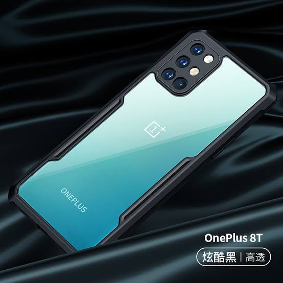 Picture of Xundd ( 1+8T ) Shockproof Case For OnePlus 8T Protective Bumper Transparent Cover For OnePlus One Plus 8T Case - Black