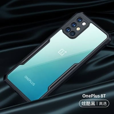 Picture of Xundd ( 1+8T ) Shockproof Case For OnePlus 8T Protective Bumper Transparent Cover For OnePlus One Plus 8T Case - Black