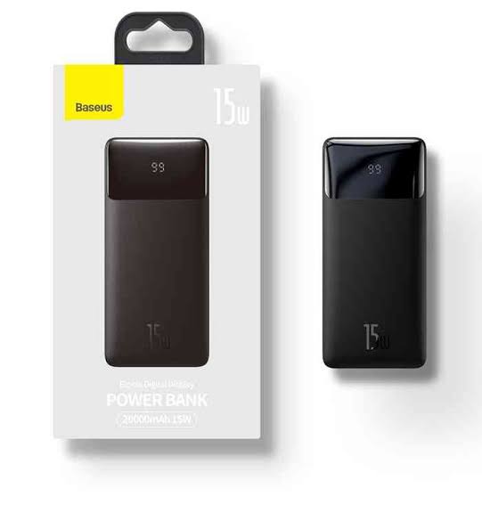 Picture of Baseus Bipow Digital Display Fast Charging Power bank 30000mAh 15W Black