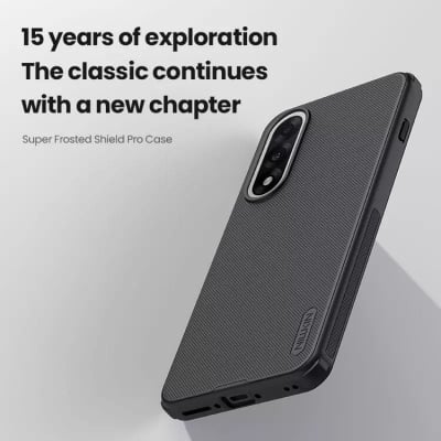Picture of Nillkin ( 1+Nord 5 5G ) Super Frosted Shield Pro Matte cover case for OnePlus Nord 5, OnePlus Ace 5 Ultra  Soft Edges Hard Shell Shockproof Ultra-thin Cover - Black