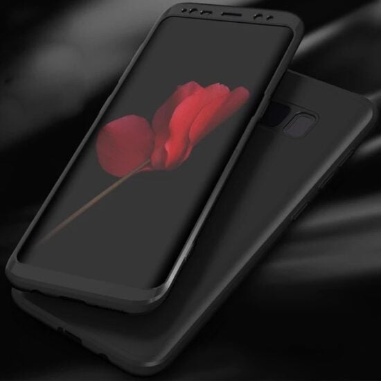 Picture of Samsung Galaxy S8 Plus GKK Case 360 Degree 3 in 1 Full Body Protection Hard PC Case Cover - Black Case Samsung Galaxy S8 Plus - Black