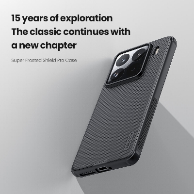 Picture of Nillkin ( Mi 15 / 15 Pro) Super Frosted Shield Pro Matte cover case for Xiaomi 15 / Xiaomi 15 Pro Premium Branded Smart Phone Case - Black