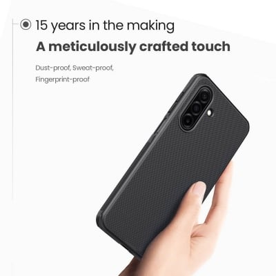 Picture of Nillkin (Galaxy A17) Super Frosted Shield Pro Matte cover case for Samsung Galaxy A17 Premium Quality Smart Phone Back Case - Black