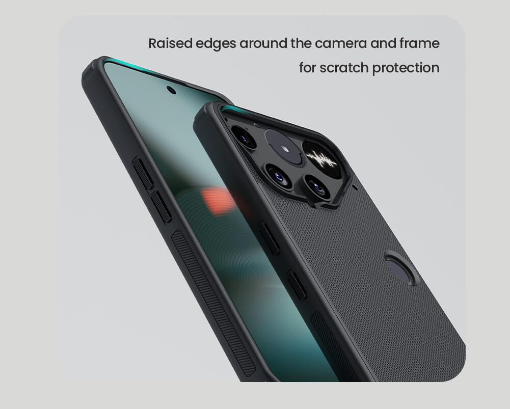 Picture of Nillkin ( Nothing Phone 3 Back Case ) Super Frosted Shield Pro Clear version Matte cover case for Nothing Phone 3 Smartphone Back Cover Case - Black