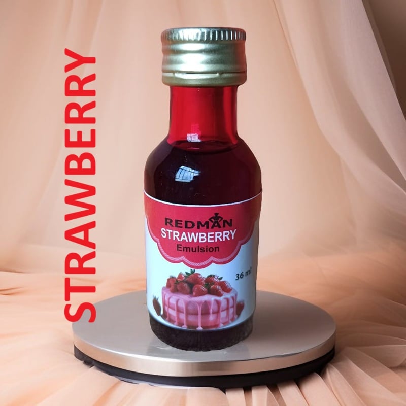 Picture of Redman Emulsions ( Color + Flavor ) STRAWBERRY + CHOCOLATE + MANGO + ORANGE +LEMON + VENILLA = 36 ml Per পছন্দমত আইটেম সিলেক্ট করে অর্ডার করুন