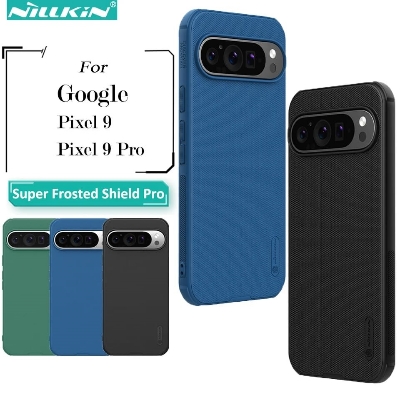 Picture of Nillkin [ Pixel 9 / 9 Pro ] Super Frosted Shield Pro Matte cover case for Google Pixel 9 / 9 Pro Smartphone Back Case  - Black