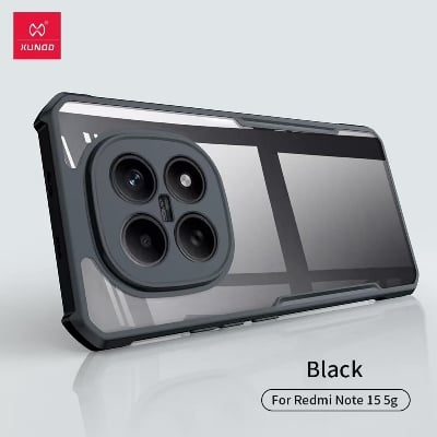 Picture of Xundd Back Case For Redmi Note 15 5G  XUNDD Bumper Protective Case (100% Original Genuine) Shockproof Bumper Case - Black