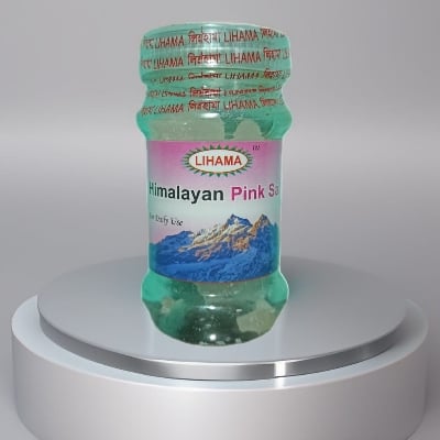 Picture of 100% Fresh Lihama Brand Himalayan Natural Pink Salt, Rock Salt 120 gm (Pakistani)