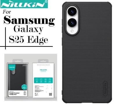 Picture of Nillkin ( Galaxy S25 Edge ) Super Frosted Shield Pro Matte cover case for Samsung Galaxy S25 Edge - Black // Nillkin / Back Case / Back Cover / Back Part / Galaxy S25 Edge