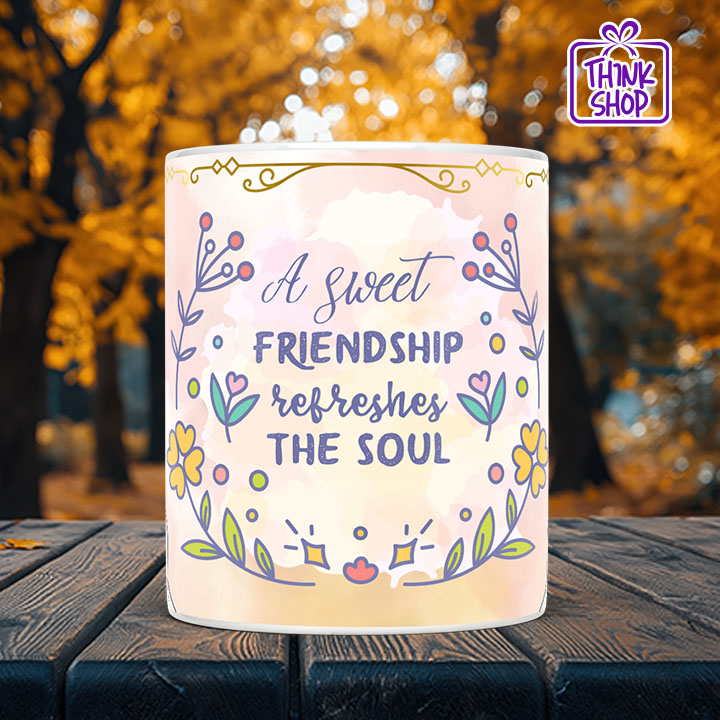 Picture of Sweet Friendship Ceramic Mug, Matching Best Friends gift,Hands Pose, Gift for Friends