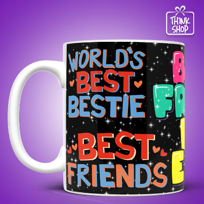 Picture of Best Friend Forever Ceramic Mug, Winter Gear Friendship gift,Friend Design,Gift for Friends