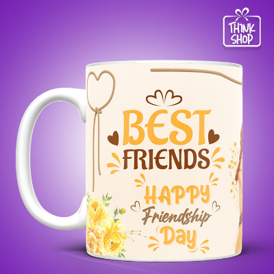 Picture of Best Friends Forever Ceramic Mug,Happy Friendship Day gift,Friendship Hug,Gift for Friends