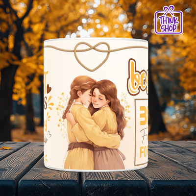Picture of Best Friends Forever Ceramic Mug,Happy Friendship Day gift,Friendship Hug,Gift for Friends