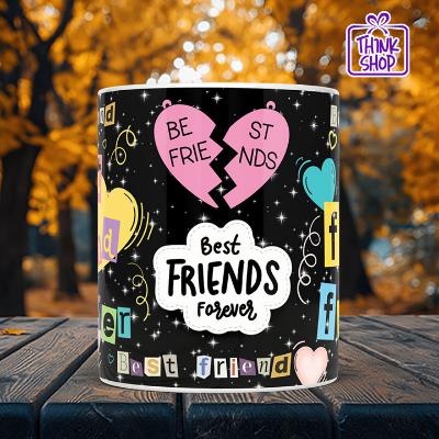 Picture of BEST FRIENDS FOREVER Ceramic Mug,Beutiful and best friend gift,Gift for Friends