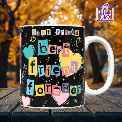 Picture of BEST FRIENDS FOREVER Ceramic Mug,Beutiful and best friend gift,Gift for Friends