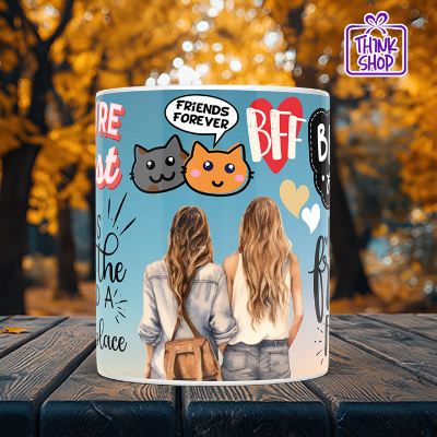 Picture of Best Friend Forever Ceramic Mug,Perfect Gift for BFF,Gift for Friends