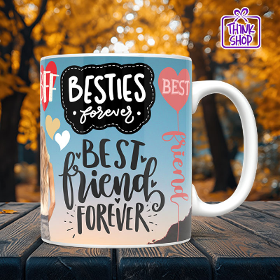 Picture of Best Friend Forever Ceramic Mug,Perfect Gift for BFF,Gift for Friends