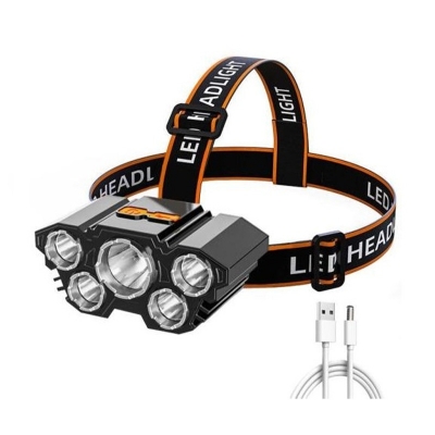 Picture of AR54 5 LED Head Lamp USB Rechargeable Headlight