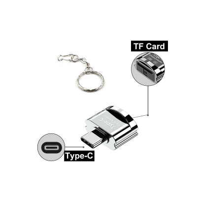 Picture of Type-C OTG Card Reader With keychain Holder