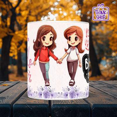 Picture of Best Friends Foreve Ceramic Mug,cute girl gift,Gift for Friends