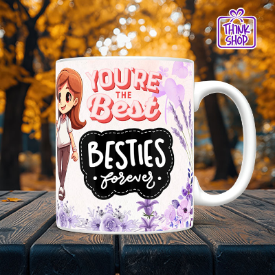 Picture of Best Friends Foreve Ceramic Mug,cute girl gift,Gift for Friends
