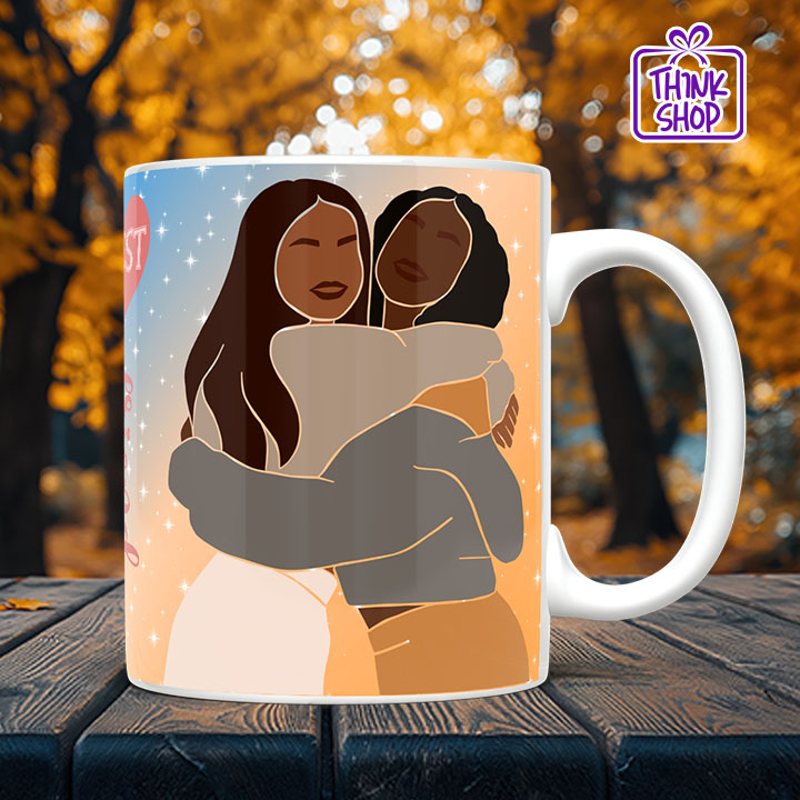 Picture of Butiful Best Friends forever Cramic Mug,Bestie Love and care Gift, Gift for Friends