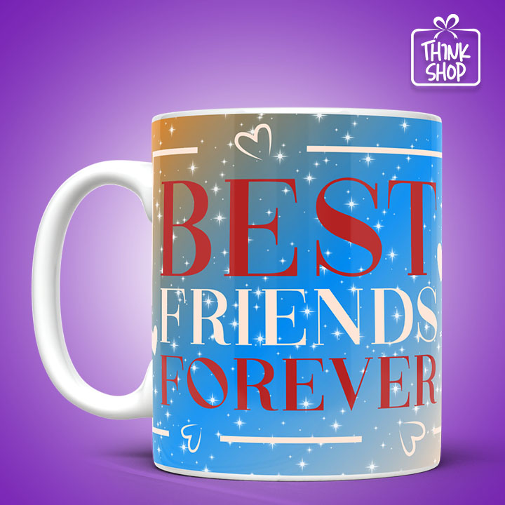 Picture of Butiful Best Friends forever Cramic Mug,Bestie Love and care Gift, Gift for Friends