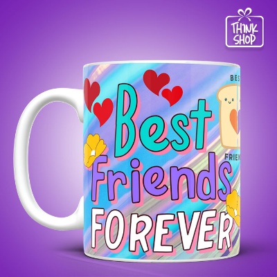 Picture of Best Friends Forever Cramic Mug, Celebration and Design Gift, Gift for Friends