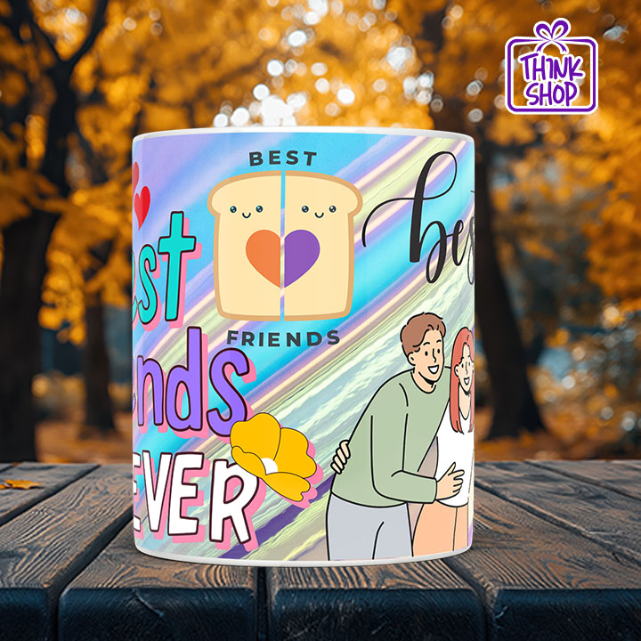 Picture of Best Friends Forever Cramic Mug, Celebration and Design Gift, Gift for Friends
