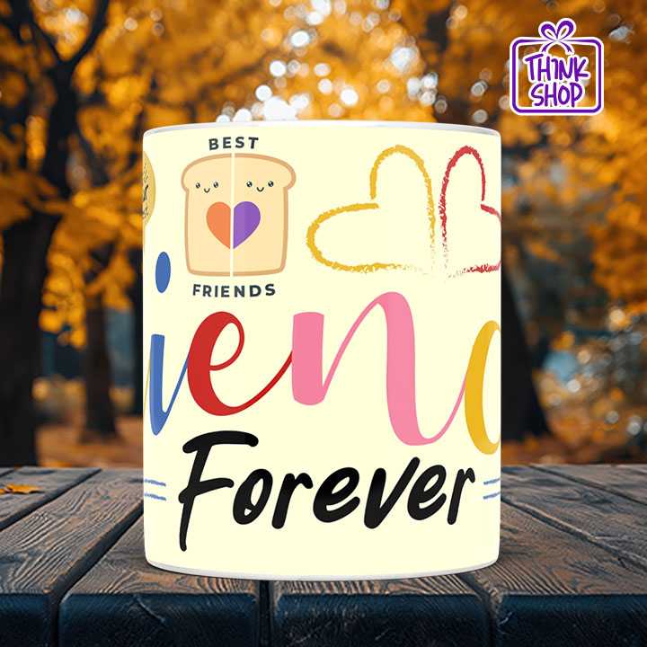Picture of Friends Forever Cramic Mug, Do Your Best and Forever Gift, Gift for Friends