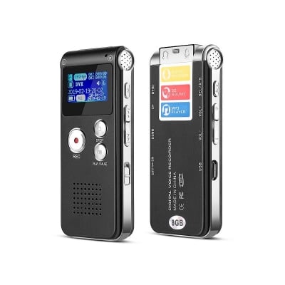 Picture of N28 Digital Voice Recorder 8GB LED Display MP3