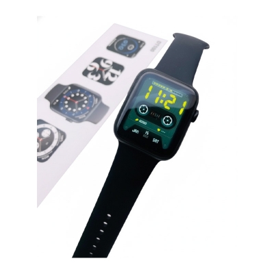 Picture of DT100 Smart Watch Bluetooth Call Full Touch Screen Waterproof - Black