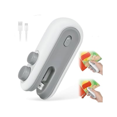 Picture of 2 in 1 Mini Plastic Bag Sealer Machine Rechargeable